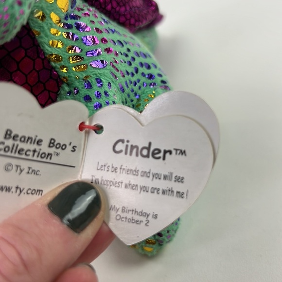 TY Beanie Boos Collectible - Dragon Cinder - Picture 5 of 7